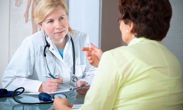 Cardiologist will tell the patient about risk factors for hypertension